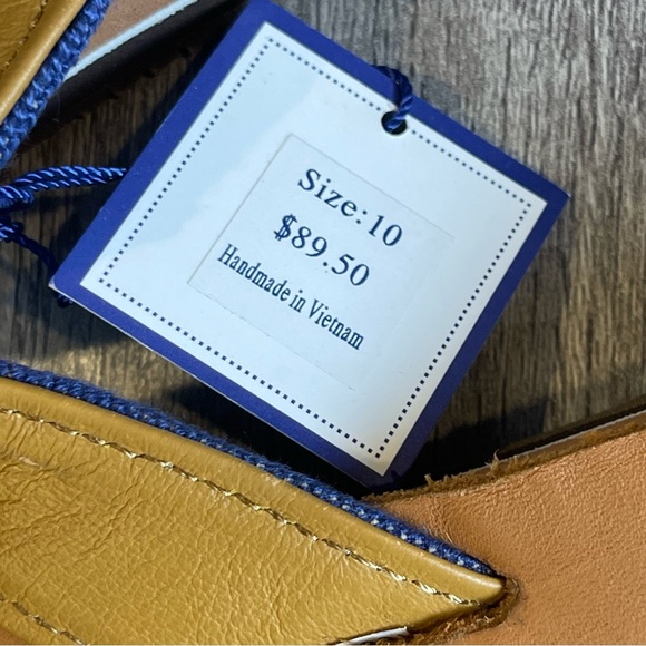 Smathers & Branson Hand Stitched Needlepoint Sandals 10 - Picture 13 of 13